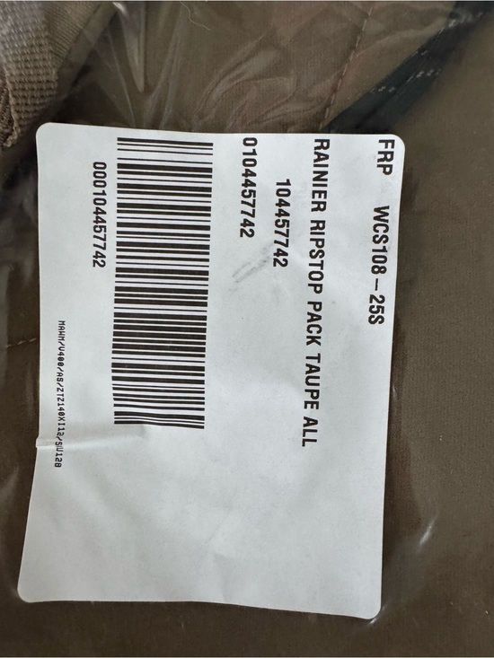 NWT Free People Rainier Ripstop Pack Taupe All ~ Still in FP packaging! Giftable main image 10
